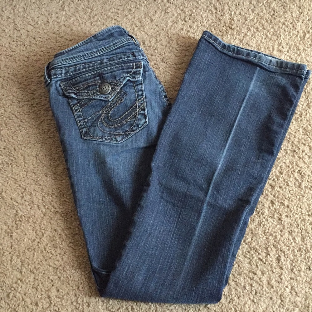 Silver jeans